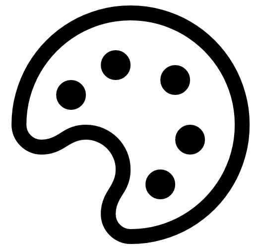 Simbol slikarske palete